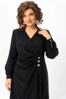 Платье 1350 черный ANASTASIA MAK