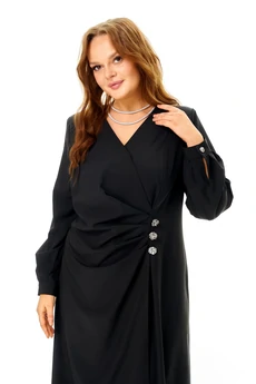 Платье 1350 черный ANASTASIA MAK