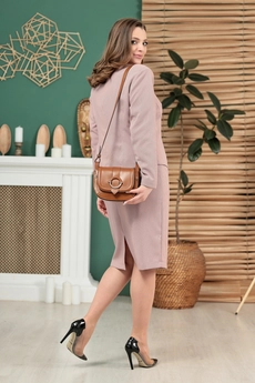 Костюм с юбкой 779 розовый ANASTASIA MAK