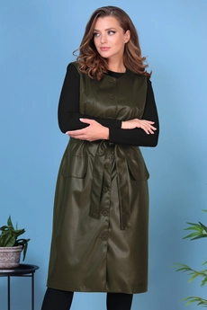 Платье 947 хаки ANASTASIA MAK