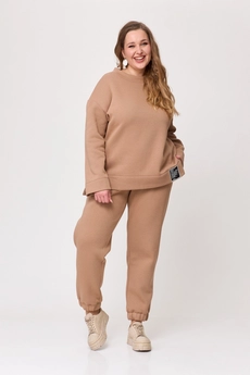 Спортивный костюм 1046 верблюд Anastasia