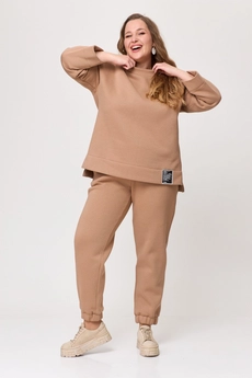 Спортивный костюм 1046 верблюд Anastasia