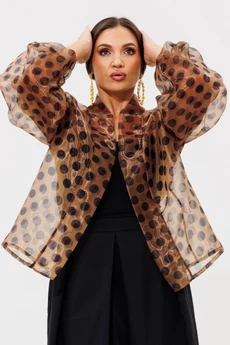 Туника 1061-1 кофе Anastasia