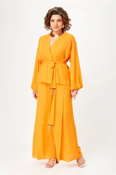 Костюм брючный 1063-1 апельсиновый Anastasia