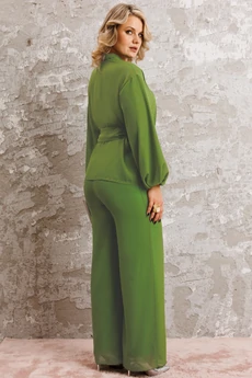 Костюм брючный 1063-1 лайм Anastasia