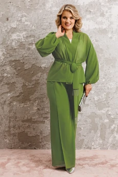 Костюм брючный 1063-1 лайм Anastasia