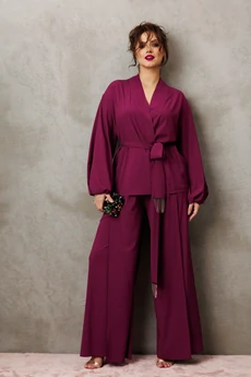 Костюм брючный 1063-1 марсала Anastasia