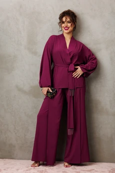 Костюм брючный 1063-1 марсала Anastasia