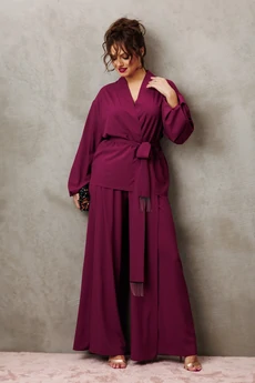 Костюм брючный 1063-1 марсала Anastasia