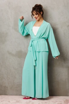 Костюм брючный 1063-1 мята Anastasia