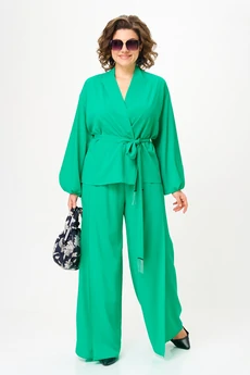 Костюм брючный 1063-1 нефрит Anastasia