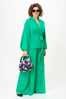Костюм брючный 1063-1 нефрит Anastasia