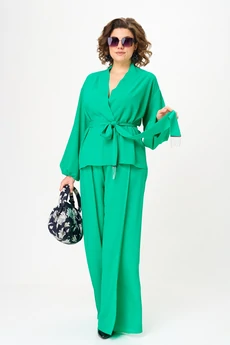 Костюм брючный 1063-1 нефрит Anastasia