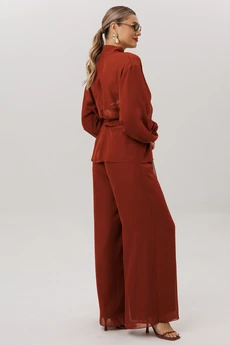 Костюм брючный 1063-1 табачный Anastasia