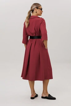 Платье 1108-4 брусника Anastasia