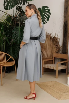 Платье 1108-4 светло-серый Anastasia