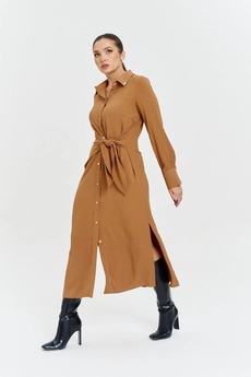 Платье 1135 кофе Anastasia