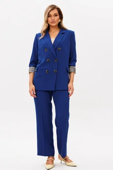 Костюм брючный 1155-4 темно-синий Anastasia