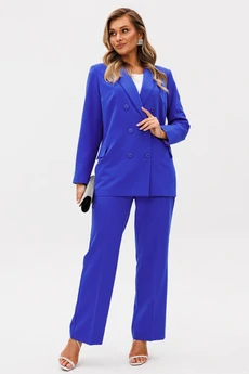 Костюм брючный 1155-4 ультрамарин Anastasia