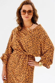 Костюм с юбкой 1158 золото Anastasia