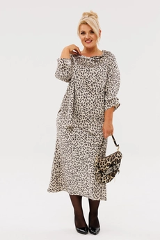 Костюм с юбкой 1158 платина Anastasia