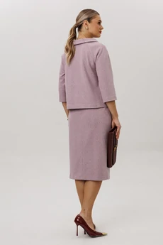 Костюм с юбкой 1163 лаванда Anastasia