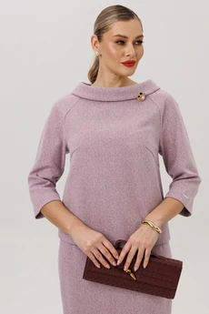 Костюм с юбкой 1163 лаванда Anastasia