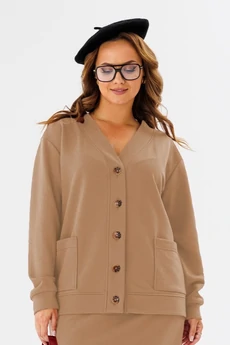 Костюм с юбкой 1195-1 бежевый Anastasia