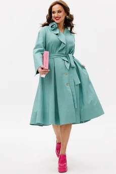 Платье 1208-4 мятно-голубой Anastasia