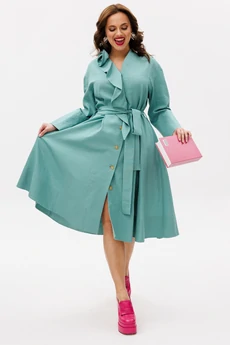 Платье 1208-4 мятно-голубой Anastasia