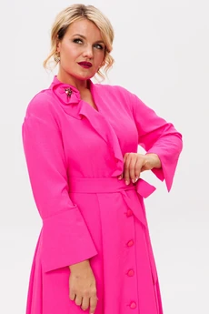 Платье 1208-4 фуксия Anastasia