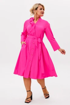 Платье 1208-4 фуксия Anastasia