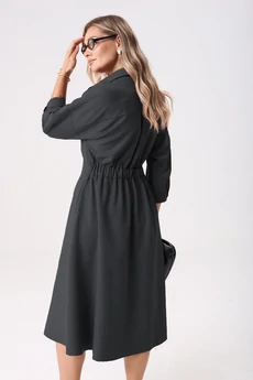 Платье 1229-2 графит Anastasia