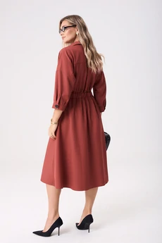 Платье 1229-2 клюква Anastasia