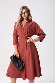 Платье 1229-2 клюква Anastasia