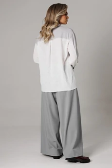 Костюм брючный 1242-2 французский серый Anastasia