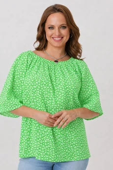 Блузка 1251-1 травяной Anastasia
