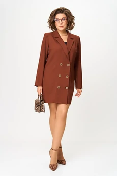 Платье 1264 терракот Anastasia