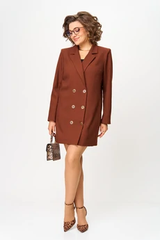 Платье 1264 терракот Anastasia