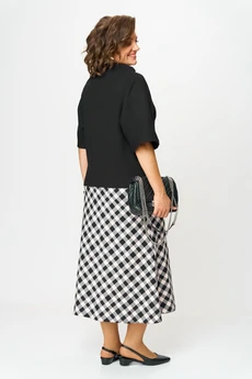 Блузка 1268 черный Anastasia