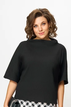 Блузка 1268 черный Anastasia