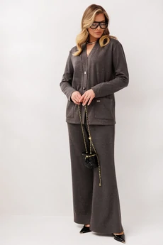 Костюм брючный 1287 графит Anastasia