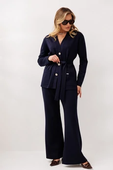 Костюм брючный 1287 темно-синий Anastasia