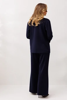 Костюм брючный 1287 темно-синий Anastasia