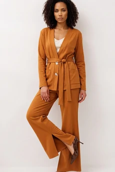 Костюм брючный 1287-1 табачный Anastasia