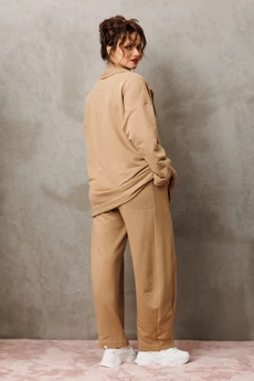 Костюм брючный 1299 песочный Anastasia