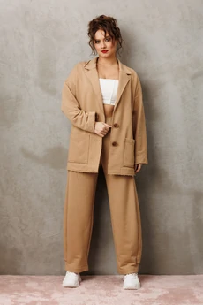 Костюм брючный 1299 песочный Anastasia