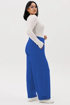 Костюм брючный 1299 васильковый Anastasia