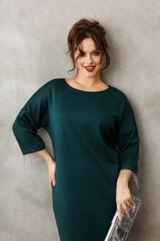 Платье 1308 изумруд Anastasia