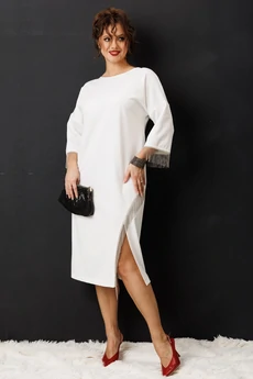 Платье 1308 молочный Anastasia